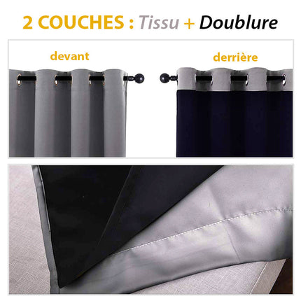 Gruba zasłona termoizolacyjna i wygłuszająca