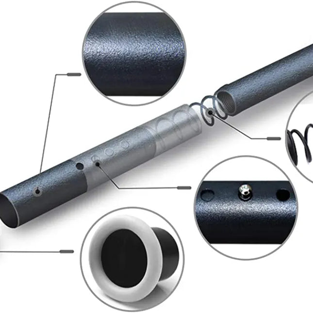 Regulowany drążek rozporowy do zasłon