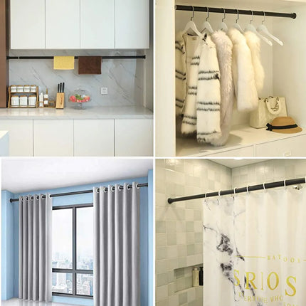 Regulowany drążek rozporowy do zasłon