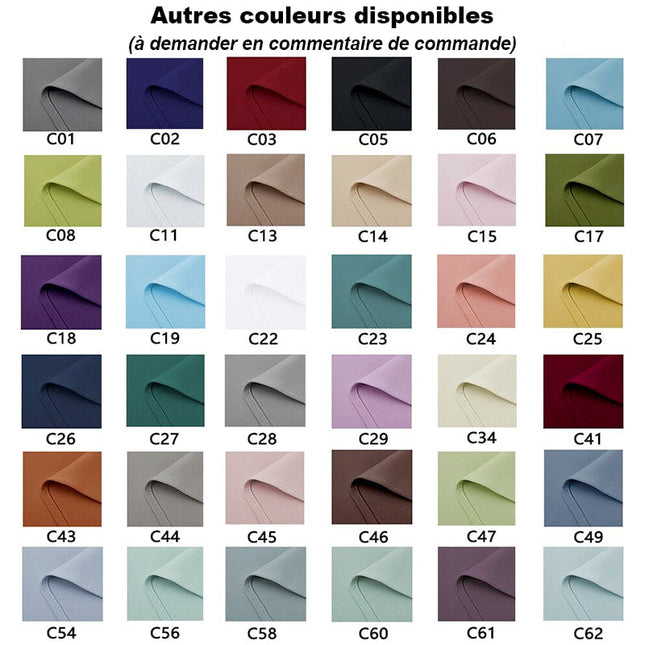 Gładka jednokolorowa zasłona zaciemniająca