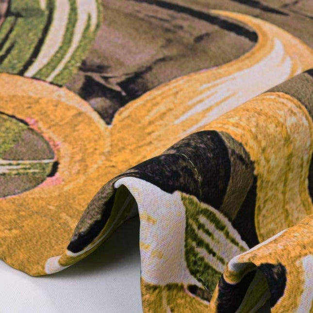 Zasłona zaciemniająca we wzór tropikalnej dżungli