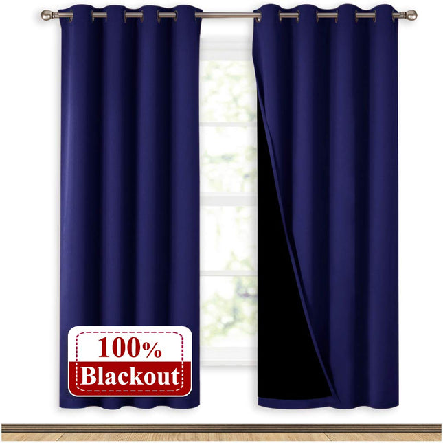 Fioletowoniebieska zasłona termiczna na przelotkach