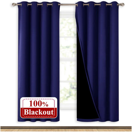 Fioletowoniebieska zasłona termiczna na przelotkach