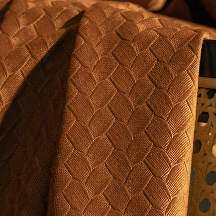 Zasłona o splocie koszykowym