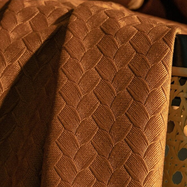 Zasłona o splocie koszykowym