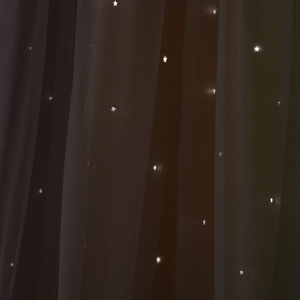 Tęczowa zewnętrzna firanka na taras