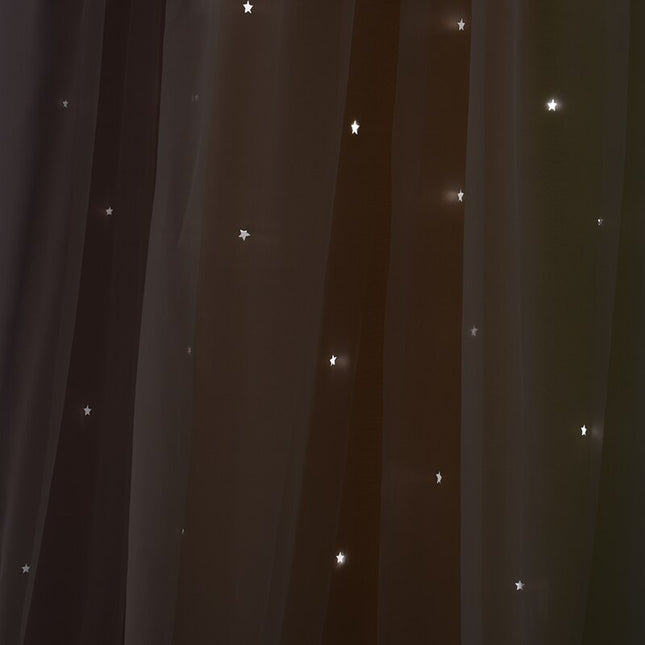 Tęczowa zewnętrzna firanka na taras