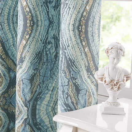 Nowoczesna zasłona w abstrakcyjny wzór