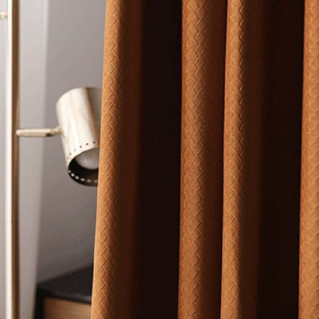 Zasłona o splocie koszykowym