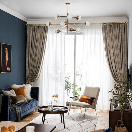 Turkusowa zasłona welurowa zaciemniająca