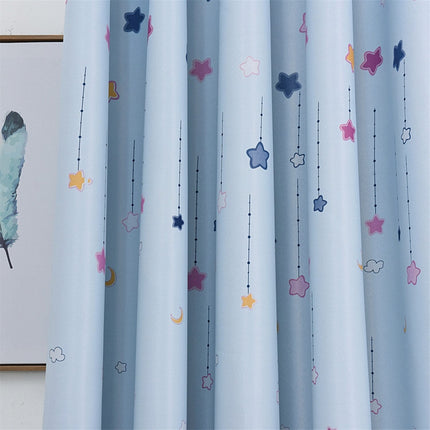 Zasłona do pokoju dziecięcego w domki