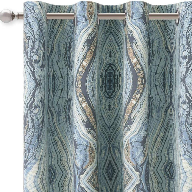 Nowoczesna zasłona w abstrakcyjny wzór