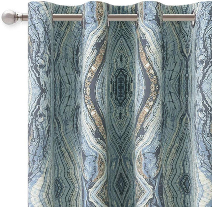 Nowoczesna zasłona w abstrakcyjny wzór