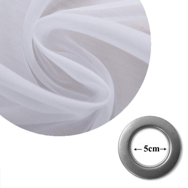 Prześwitująca firana ogrodowa na przelotkach