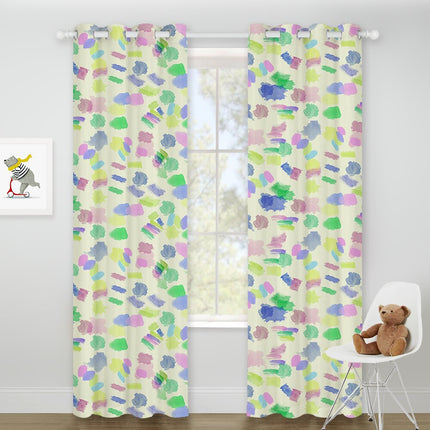 Kolorowa zasłona do pokoju dziecięcego