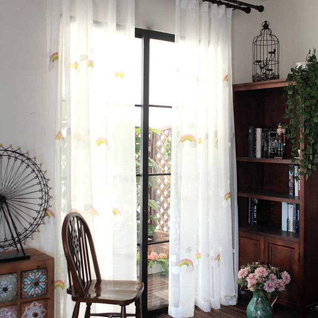 Firanka dla dziecka w tęcze