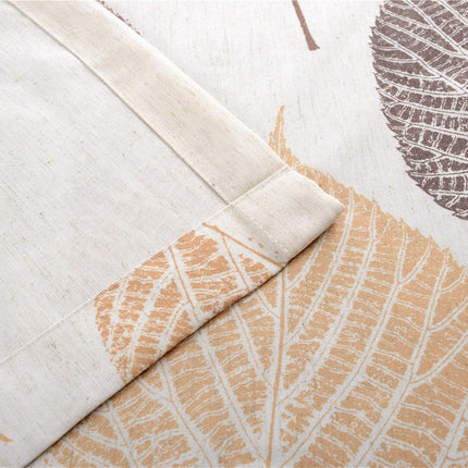 Zasłona w jesienny wzór kolorowych liści