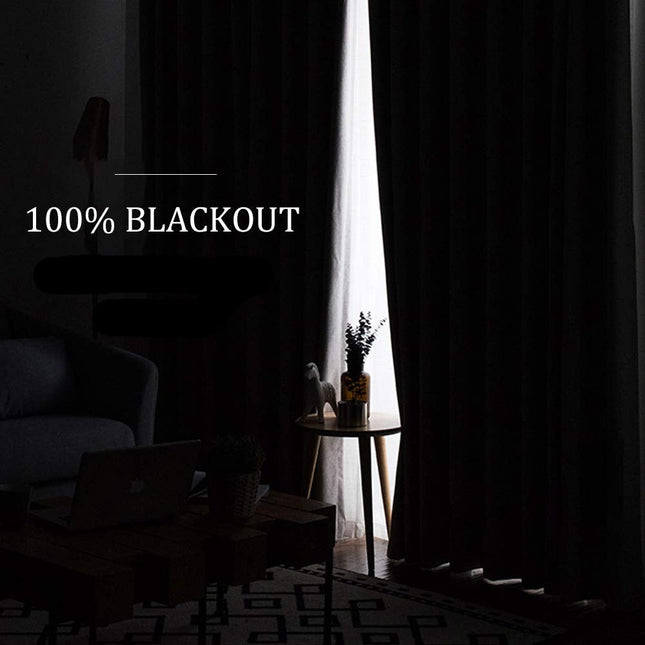 Biała zasłona zaciemniająca i termiczna gładka