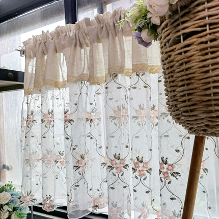 Wiejska zazdrostka kuchenna z koronką