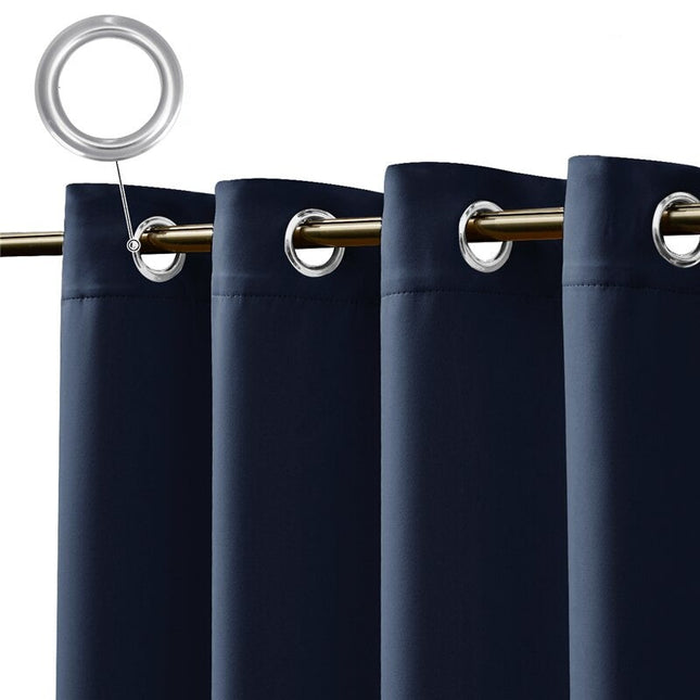 Granatowa zasłona ogrodowa na pergolę