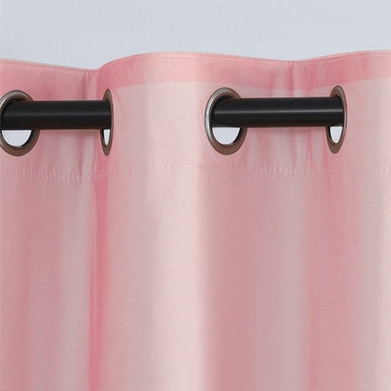 Zaciemniająca zasłona ombre z woalem