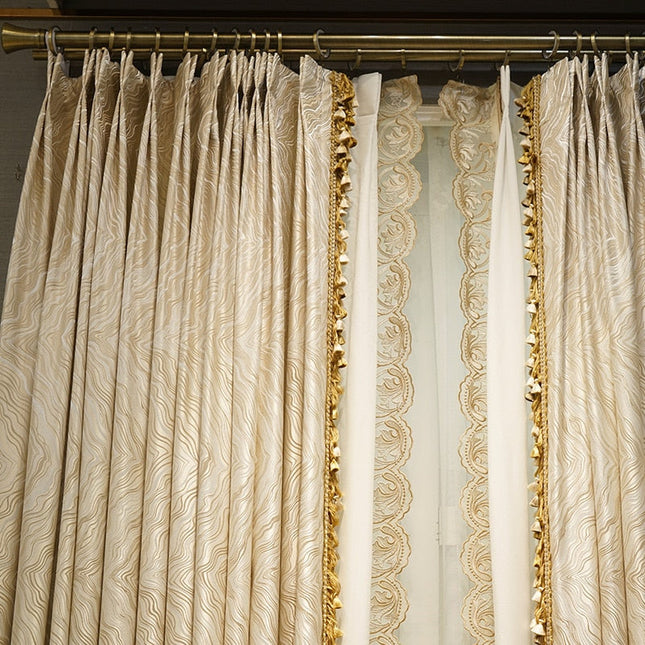 Elegancka zasłona zaciemniająca w stylu glamour