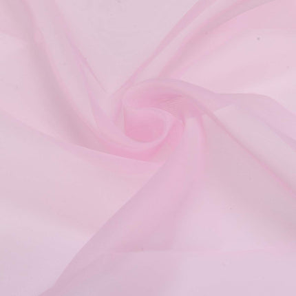 Gładka firana z białego woalu