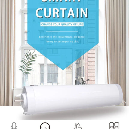 Karnisz elektryczny do zasłon z pilotem