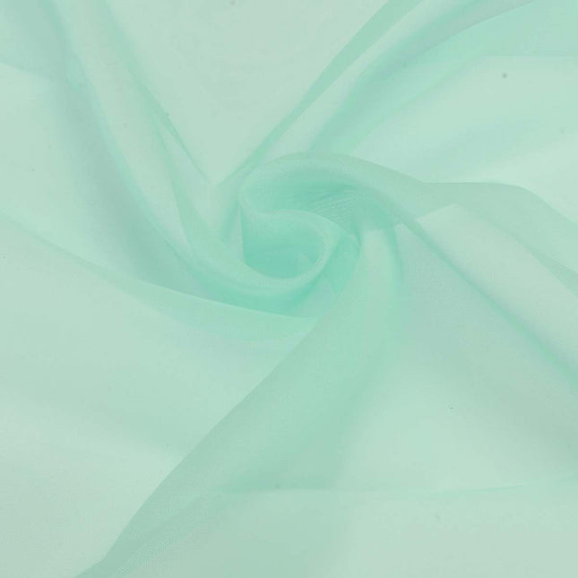 Gładka firana z białego woalu