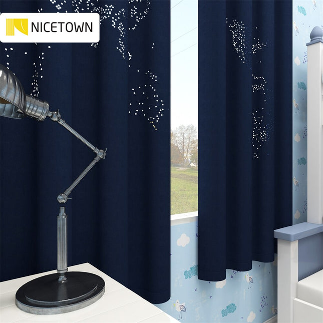 Gładka jednokolorowa zasłona zaciemniająca