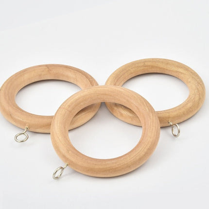 Klasyczny drewniany karnisz do zasłon