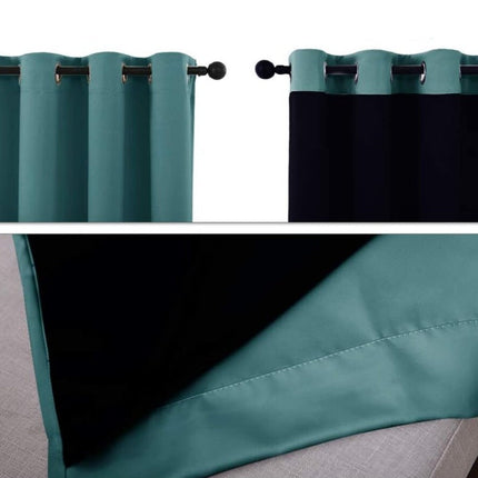 Morska zasłona termiczna zaciemniająca na okno