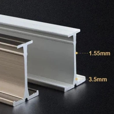 Sufitowa szyna zasłonowa gięta łukowa