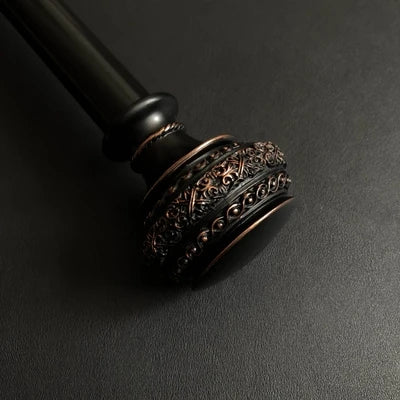 Karnisz drążkowy w stylu vintage