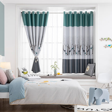 Zasłona do pokoju dziecka las