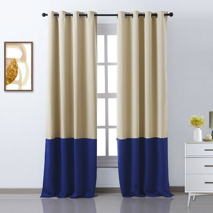 Nowoczesna dwukolorowa zasłona zaciemniająca
