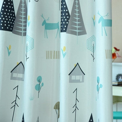 Zasłona zaciemniająca skandynawski las