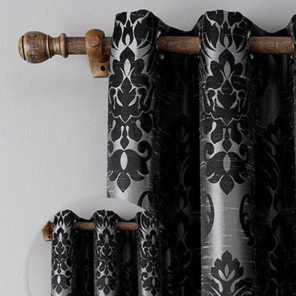 Elegancka zasłona z barokowym wzorem