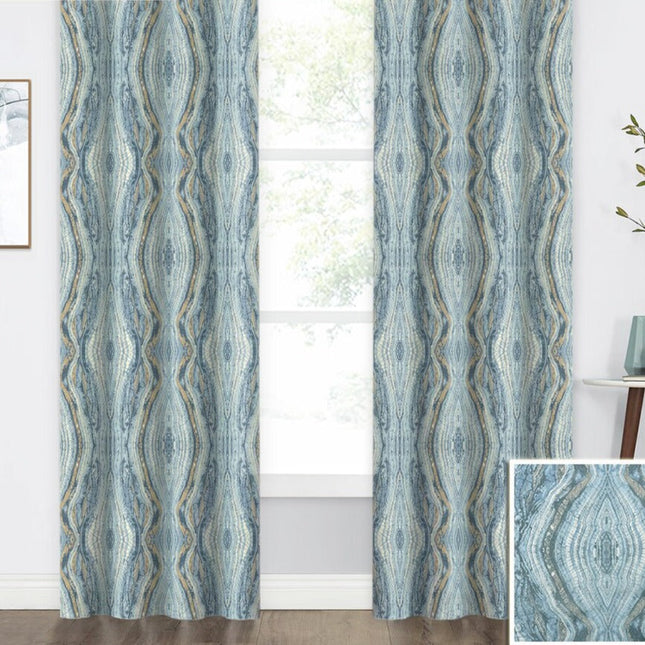 Nowoczesna zasłona w abstrakcyjny wzór