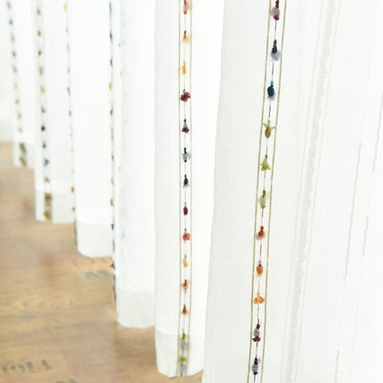 Firana w stylu boho z chwostami