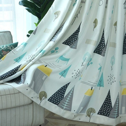 Zasłona zaciemniająca skandynawski las