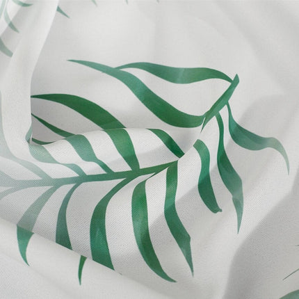 Zasłona w zielone liście palmy