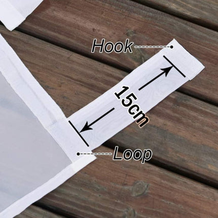 Zewnętrzna firana woalowa na taras