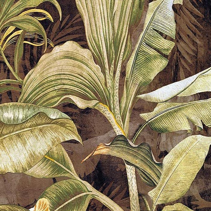 Zasłona zaciemniająca we wzór tropikalnej dżungli