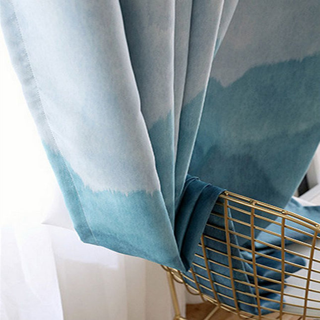 Nowoczesna zasłona zaciemniająca z efektem ombre