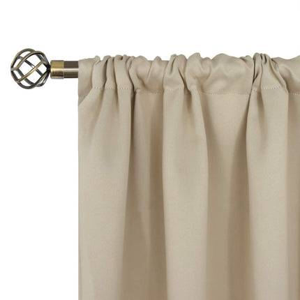 Beżowa zasłona ogrodowa wodoodporna na tunel.