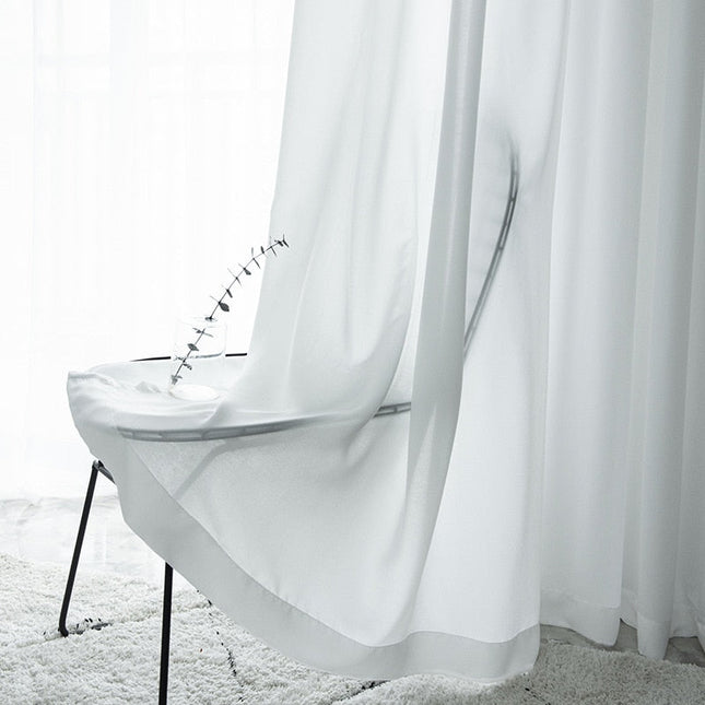 Lekka firana z etaminy na metry