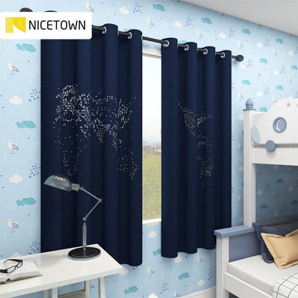 Gładka jednokolorowa zasłona zaciemniająca