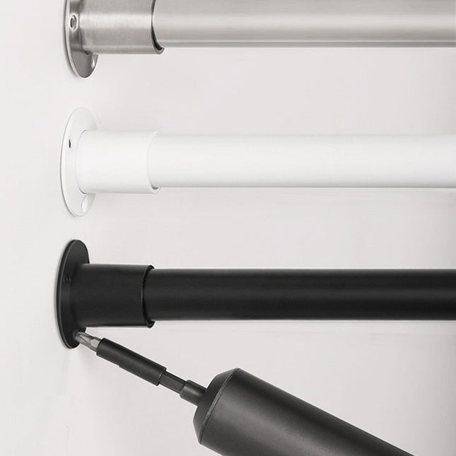 Stalowy teleskopowy karnisz rozporowy