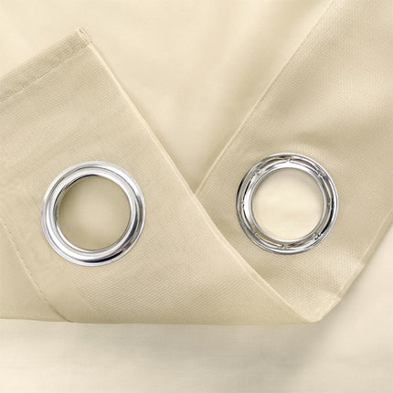 Półprzezroczysta zasłona do salonu gładka